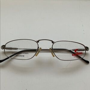 Carrera Silver Titanium Eyeglasses Frame